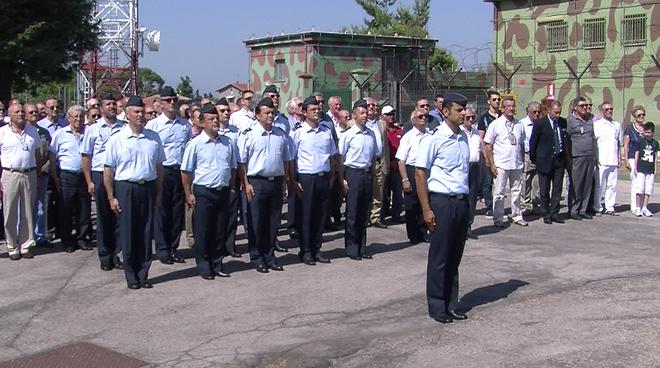 Gruppo Radar di Pescara ieri il raduno del personale Pescara