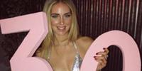 La blogger Chiara Ferragni festeggia oggi i 30 anni