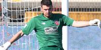 Il portiere del Teramo Tomasch Calore