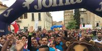 La partenza della Maratonina Pretuziana a Teramo (Fotoservizio di Luciano Adriani)