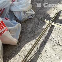 Parte degli oggetti recuperati (foto di Giampiero Lattanzio)