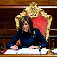 Il presidente del Senato Elisabetta Casellati