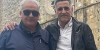 Da sinistra il presidente Hatria Calcio Carmine Consorti con il presidente Asd Calcio Atri Alessandro Italiani
