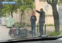 Foto di un (falso) incidente finito nell'inchiesta