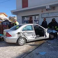 L'auto coinvolta nell'incidente