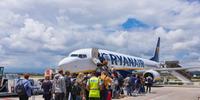 Imbarco passeggeri all'Aeroporto d'Abruzzo